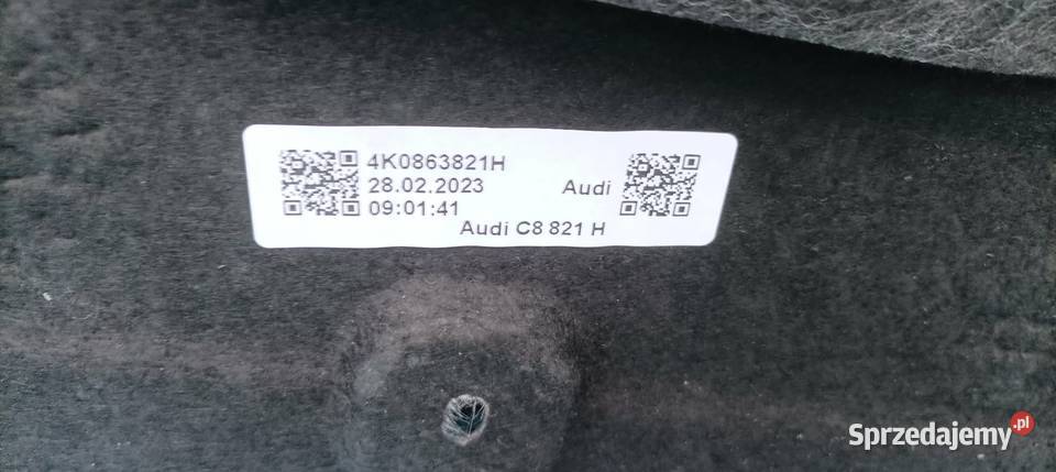Audi A6 C8 Allroad osłona silnikaskrzyni Łódź