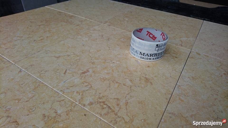 Płytki marmurowe GIALLO ATLANTIDE w piaskowym sprzedam