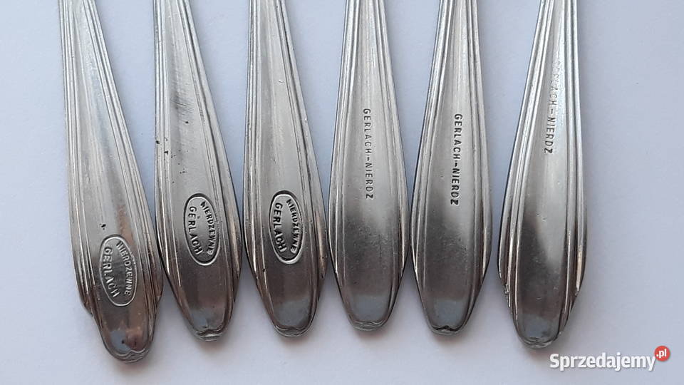 Widelczyki deserowe BAKELIT Gerlach sztućce PRL sprzedam