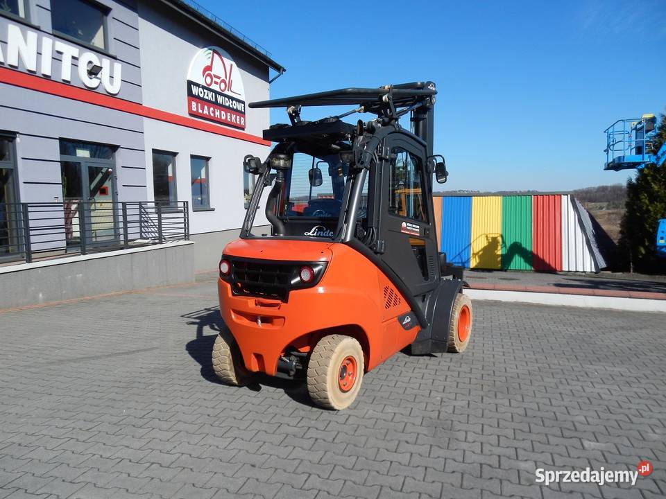 Wózek widłowy Linde H30D02 Triplex przesuw Linde Mogilany