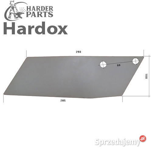 Dłuto 100hektarów HARDOX 35070P części do pługa Suwałki