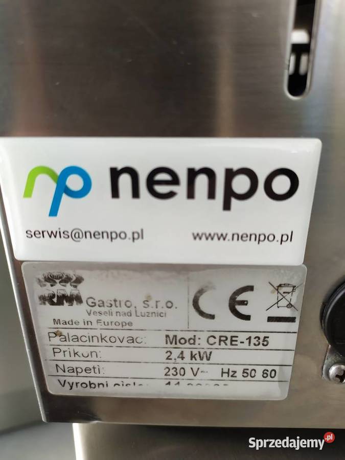 Naleśnikarka elektryczna RM CRE135 pojedyncza Kazuń Polski