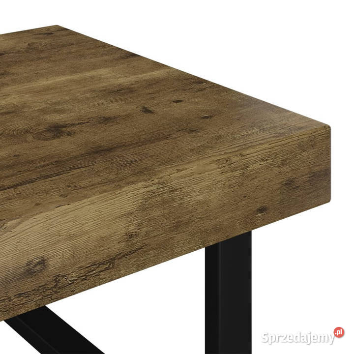 Stolik kawowy ciemnobrązowoczarny 120x60x40 MDF Warszawa sprzedam