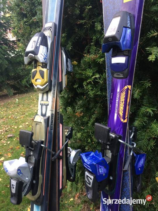 Narty z wiązaniami sprzedam