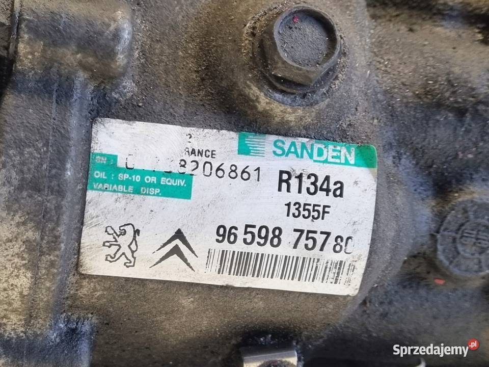 SPRĘŻARKA KLIMATYZACJI Peugeot 3008 16 VTI pompa Rudka
