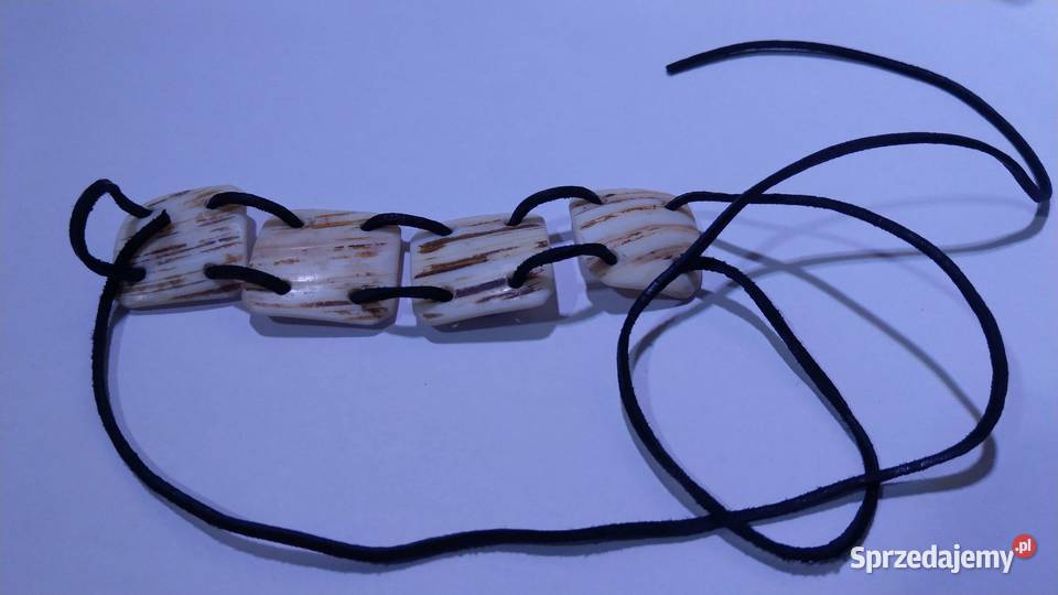 Bransoletka czoker choker masa perłowa dżungla Warszawa