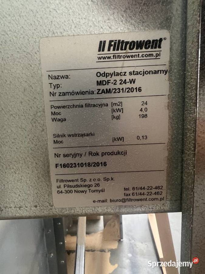 Sprzedam odciąg trocin Wejherowo