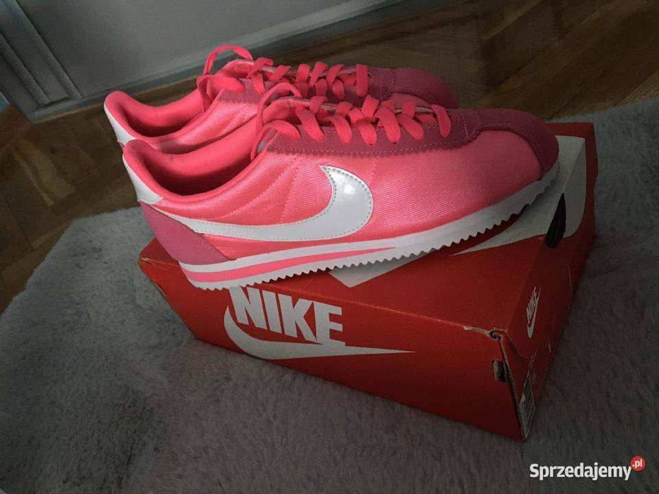 Nowe Nike Cortez damskie różowe wielkopolskie Konin