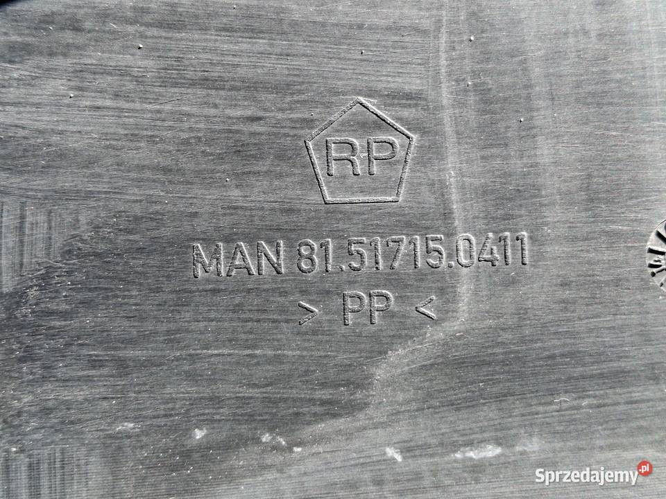 MAN TGX TGS MASKOWNICA OSŁONA GNIAZD PRZYŁĄCZY Bieleń