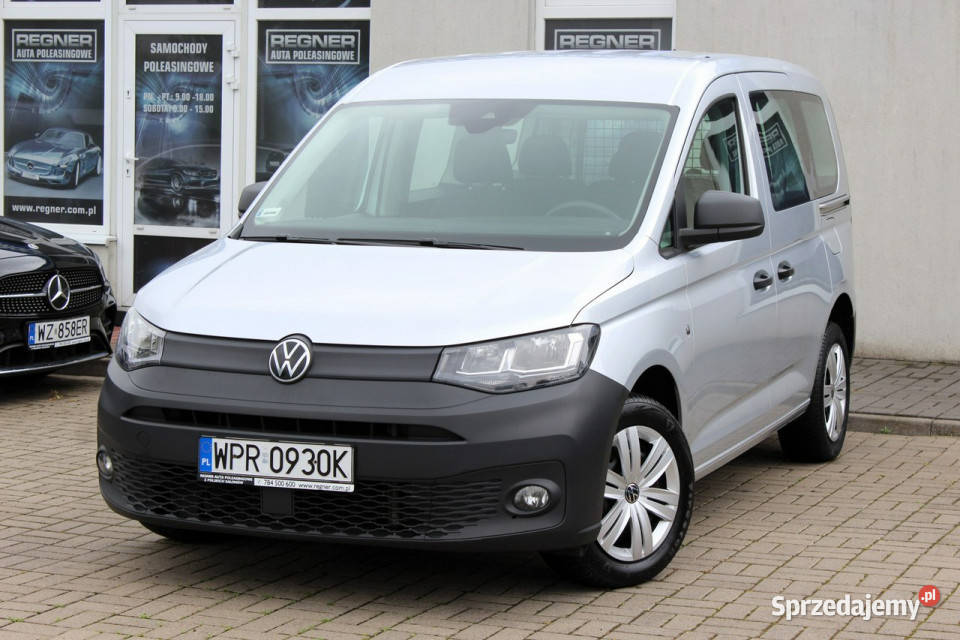 Volkswagen Caddy SalonPL FV23 Hak Lane Assist garażowany Sokołów sprzedam