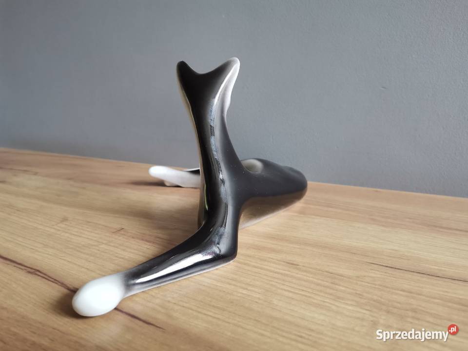 Stara figurka Kot porcelana Bogucice M Katowice sprzedam