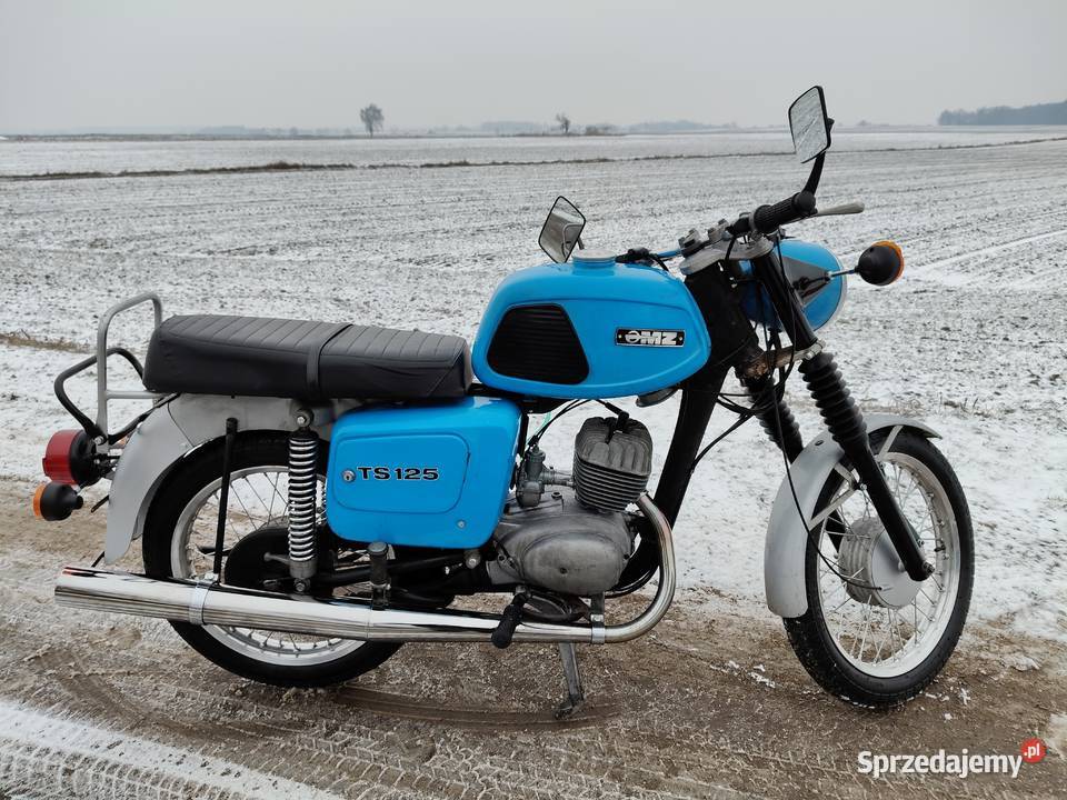 MZ ts 125 motocykl MZ wsk wfm Rok produkcji 1983 Nowe Skalmierzyce