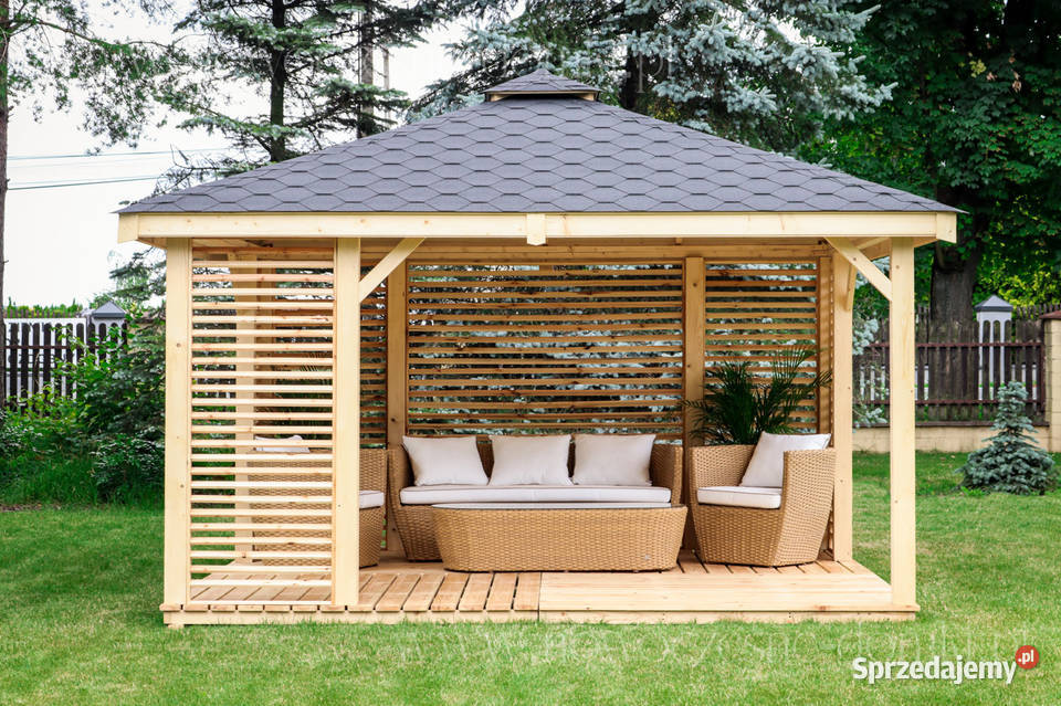 Altana ogrodowa Torino 1 wym 3x3m Producent Zielona Góra