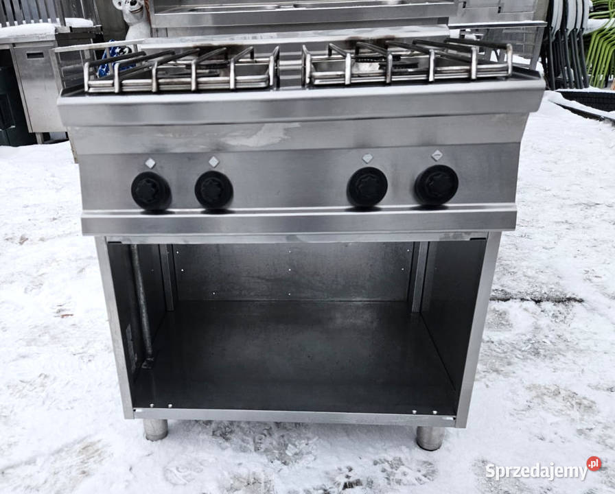 Kuchnia gazowa z półką RM GASTRO PC78 GP 22 kW