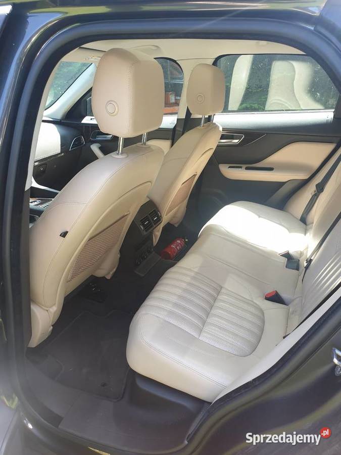 Jaguar Fpace jasna skora zadbany 1999cm3 F-Pace dolnośląskie Złotoryja
