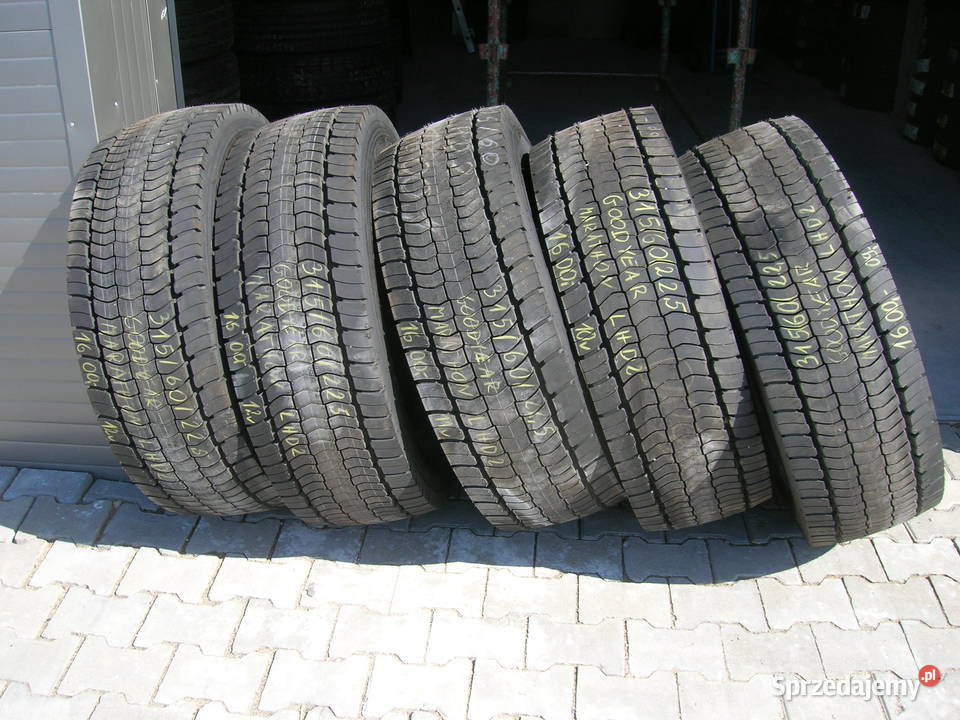 31560R225 Goodyear LHD2 kpl oryg Opony Wolsztyn sprzedam