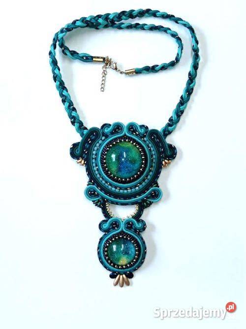 NASZYJNIK MORSKI Z PODWÓJNĄ ŻYWICĄ SUTASZ