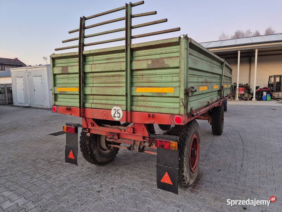 Masywna PRZYCZEPA 230 x 510 x 080m stalowe burty Szydłowiec sprzedam
