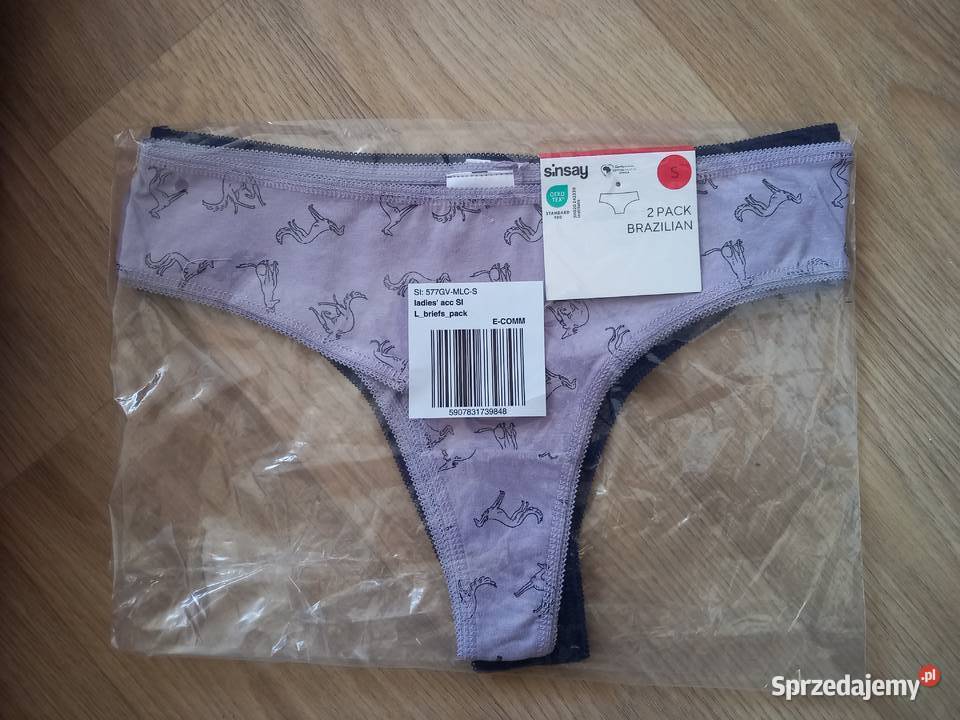 figi damskie brazyliany Sinsay 2pak Figi i stringi Olkusz