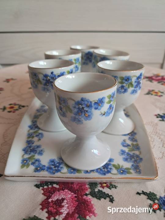 Jajcarki 6 z paterką motyw niezapominajki Skwierzyna