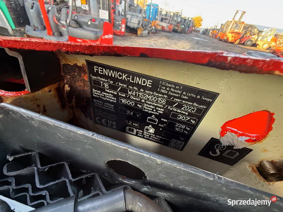 paleciak elektryczny LINDE T16 długi 140 1000mtg Działoszyn sprzedam