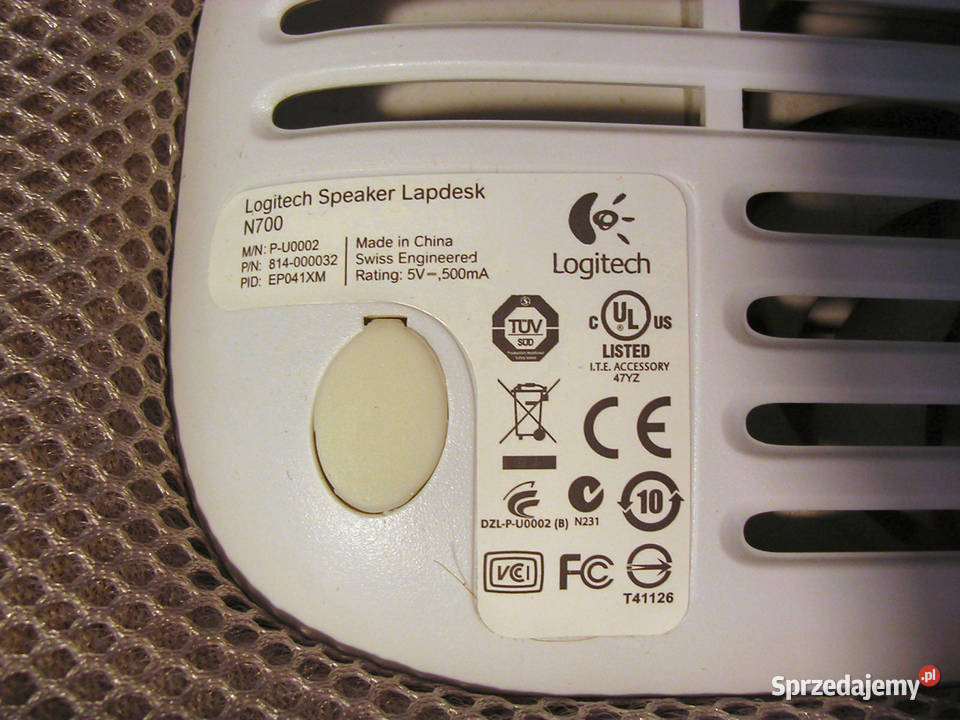 Podstawka chłodząca Logitech z głośnikami USB