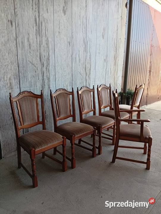 zestaw krzeseł 6 sztuk 531 kujawsko-pomorskie Byczyna