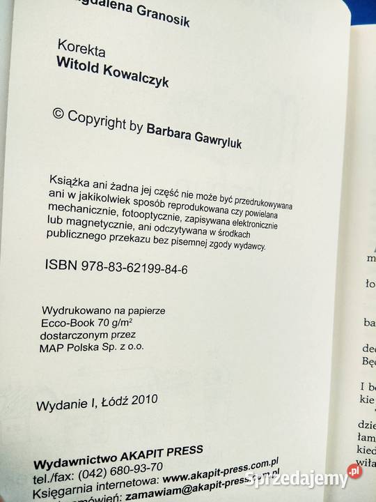 Moje Bulerbyn książki antykwariat Warszawa sprzedam