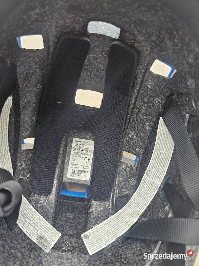 Niebieski kask Oxelo Decathlon r 5254