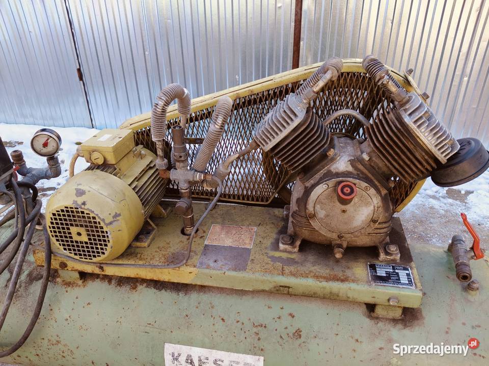 Duży niemiecki Kompresor keaser 2 tłoki 200