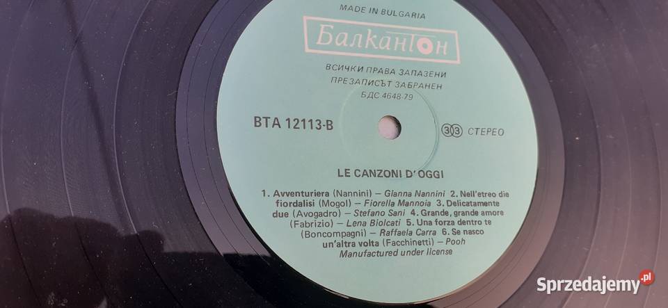 Le canzoni doggiskładanka winyl vintage pamiątka Płyty i kasety Tuszkowo