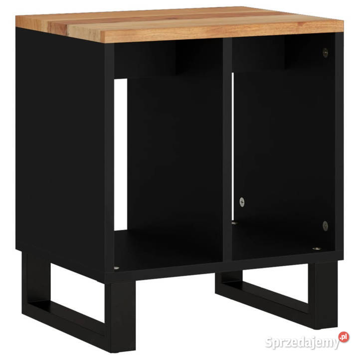 Stolik boczny 40x31x46 drewno i materiał Warszawa