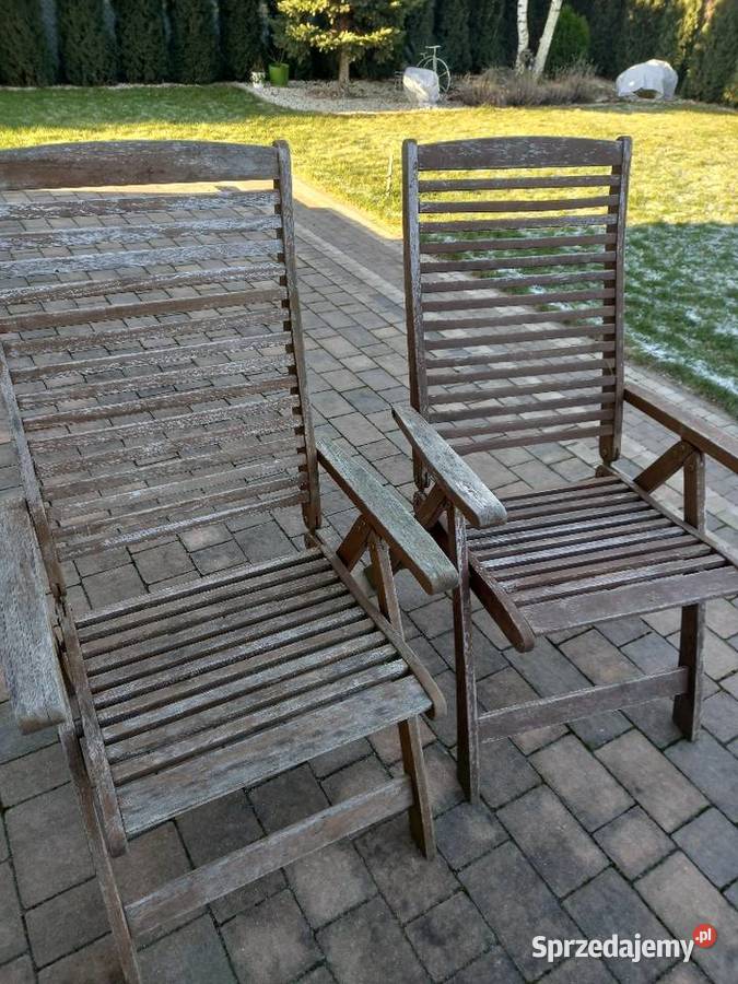 Fotele ogrodowe 4 sztuki 50cm wielkopolskie Kórnik