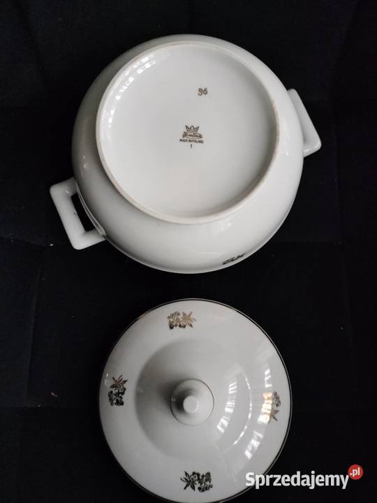 Waza do zupy złocona Karolina PRL Choszczno