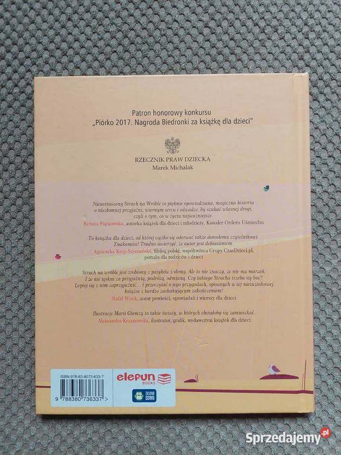 Nieustraszony strach na wróble Grzegorz Książki dla dzieci Kraków