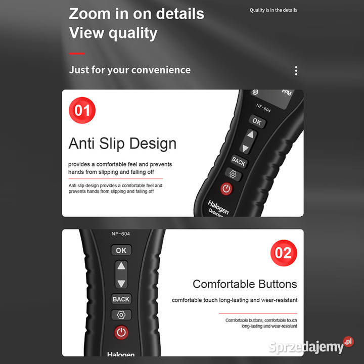 Detektor gazu halogenowego wycieku fluoru Serwis klimatyzacji Wrocław