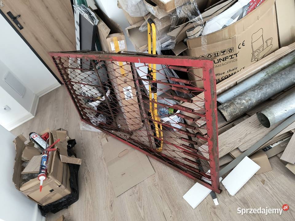 Łóżko metalowe składane 170x80