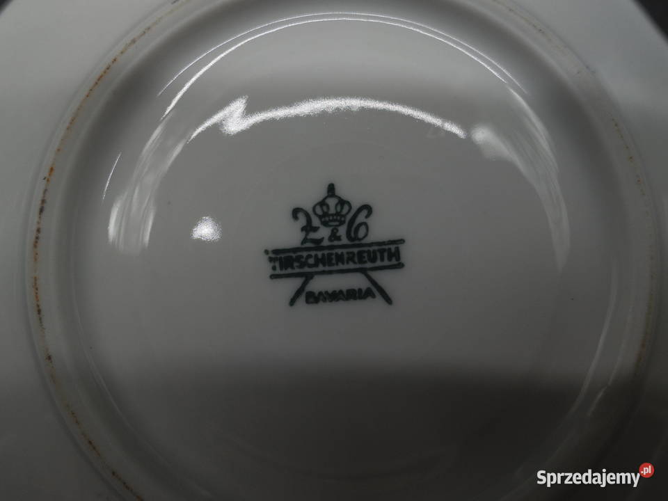 Porcelanowy talerzykpodstawek TIRSCHENREUTH