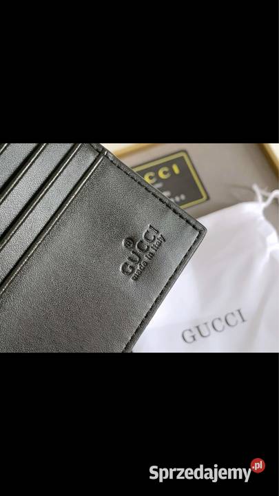 Portfel gucci z wężem pudełko płótno łódzkie Łódź