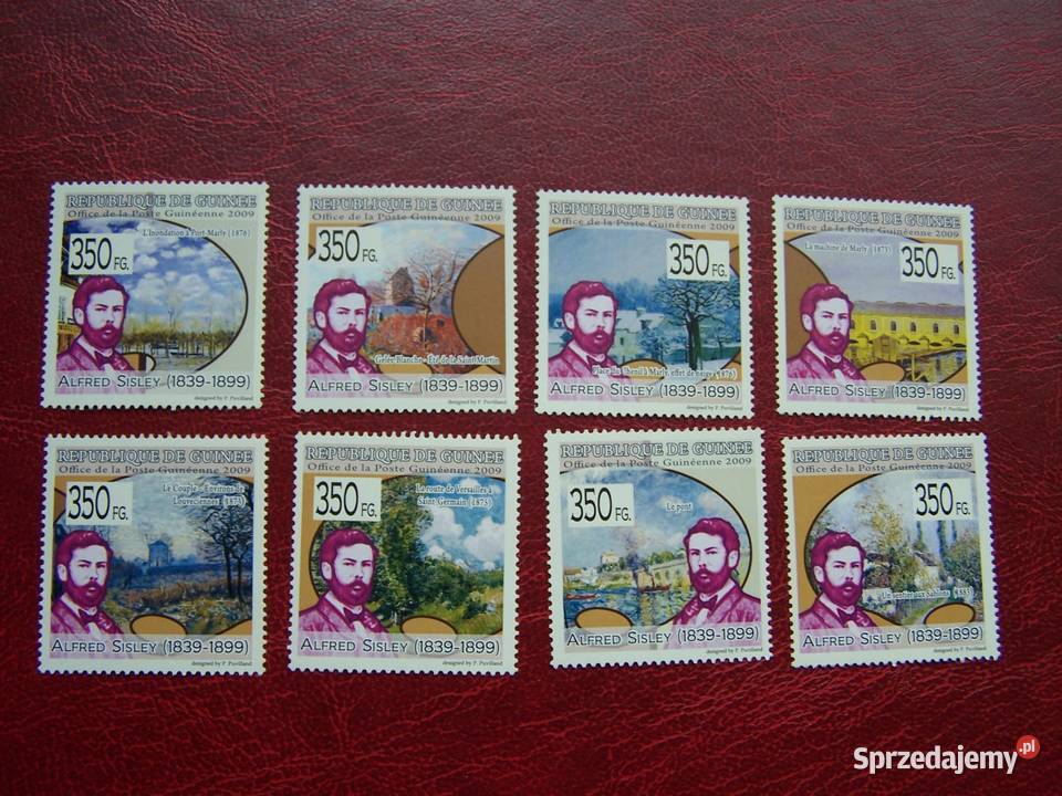 Gwinea 2009 MNH Sztuka Malarstwo A Sisley