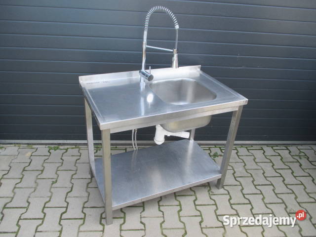 Zlew Gastronomiczny 1 Komorowy Z Półką I Baterią Ostrów Wielkopolski sprzedam