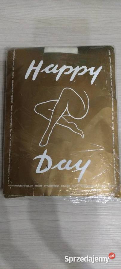 Leginsy we wzory w kolorze ecri HAPPY DAY Lublin