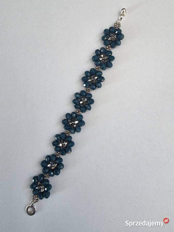 Bransoletka z motywem kwiatowym dł 19 Tenczynek sprzedam