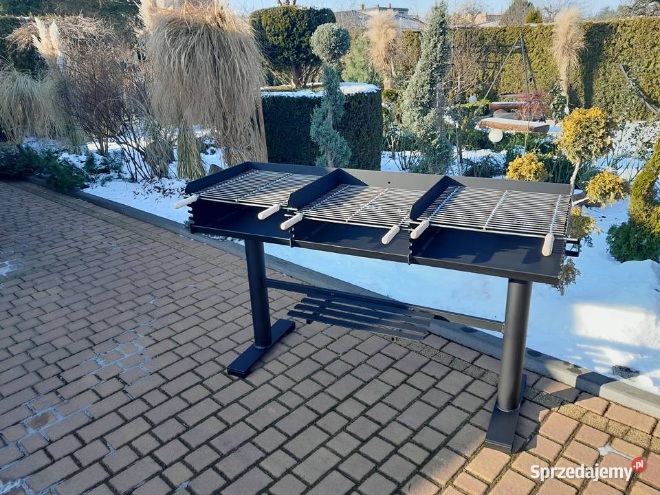 Gastronomiczny grill TRÓJKOMOROWY blacha 5 mm wielkopolskie Damasławek