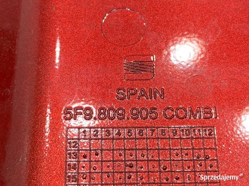 KLAPKA WLEWU PALIWA SEAT LEON III 5F9809905