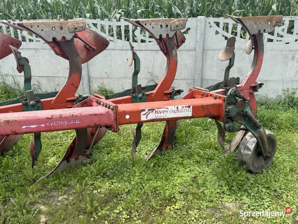 Kverneland ED pług obrotowy 4skibowy Pługi wielkopolskie Koźminiec