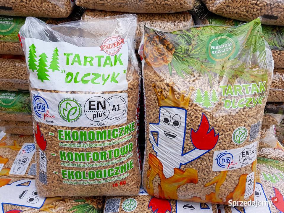 Pellet Olczyk A1 dowóz Śląsk pelet certyfikat Ptakowice sprzedam