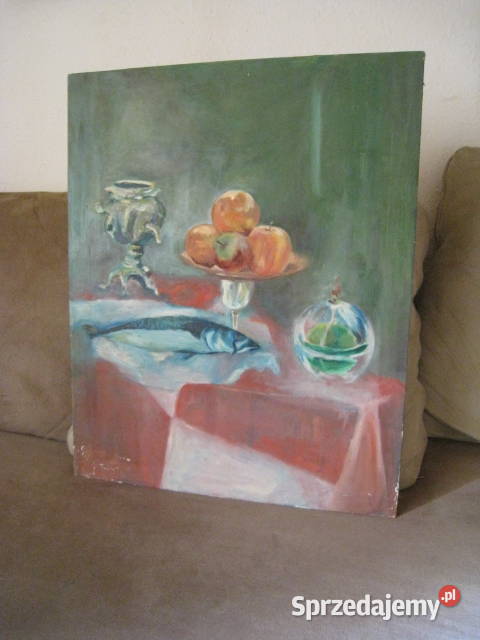Obraz olejny martwa natura Częstochowa