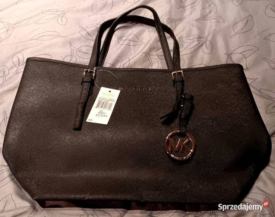 Czarna Torebka Damska Stylizowana na Michael