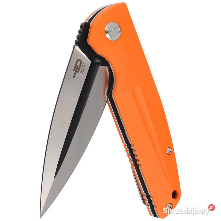 Nóż składany Bestech Fin Orange G10 SatinBlack